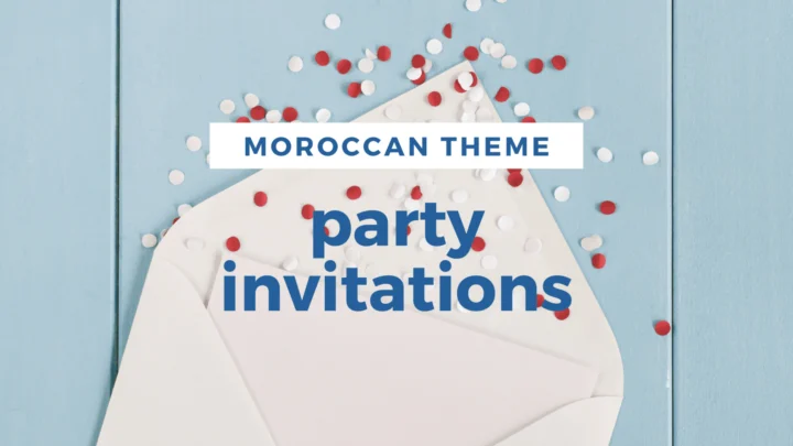 Moroccan Themed Invitations for Your Parties