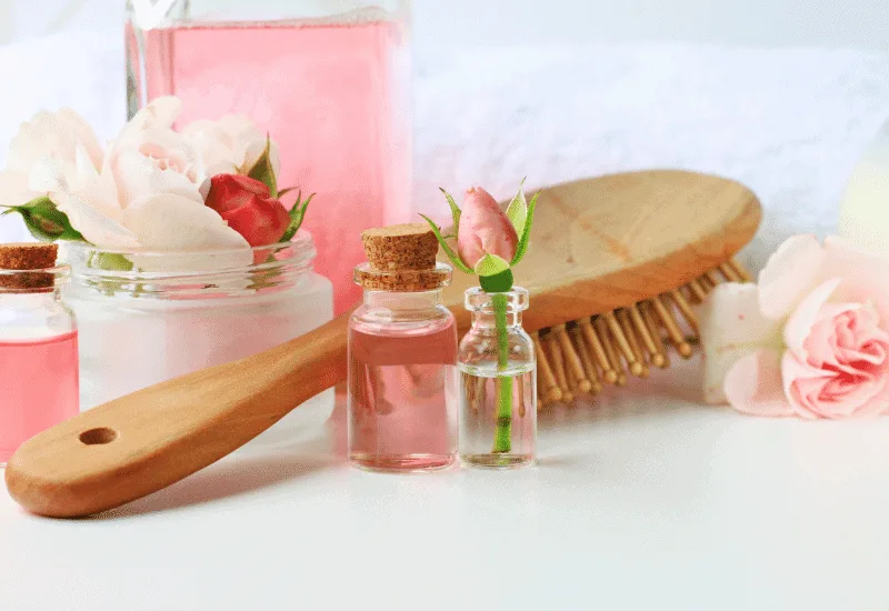 Rosewater for hair