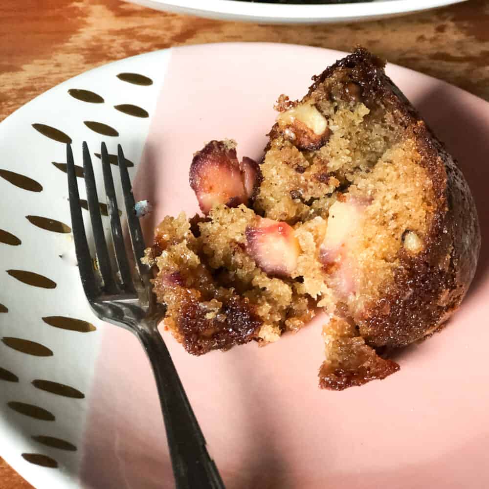 Fresh Quince Cake with Walnuts