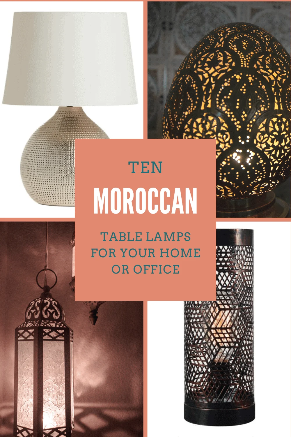 10 Moroccan Table Lamps For Your Home, Small Moroccan Table Lamp