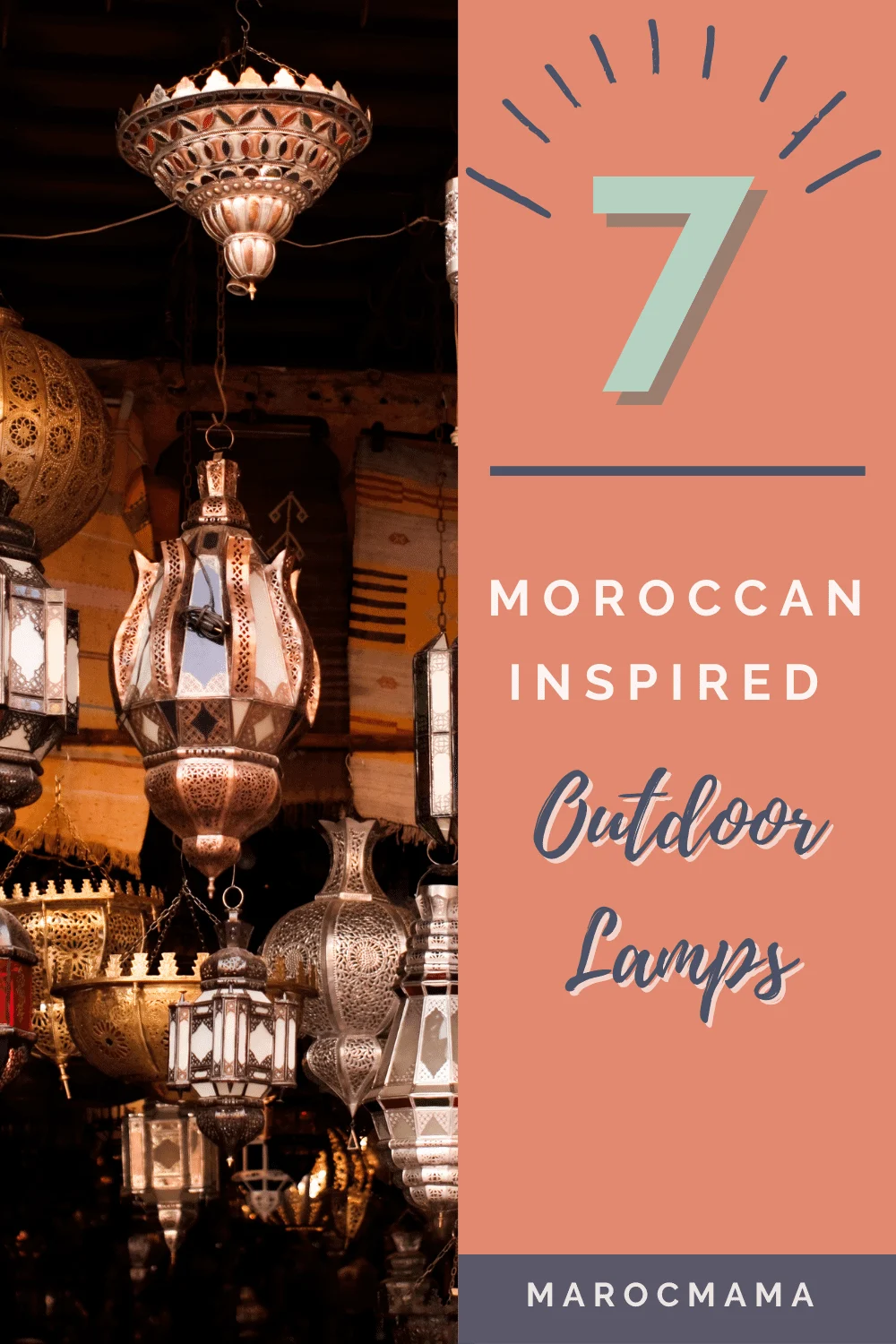 Moroccan style on sale solar lights