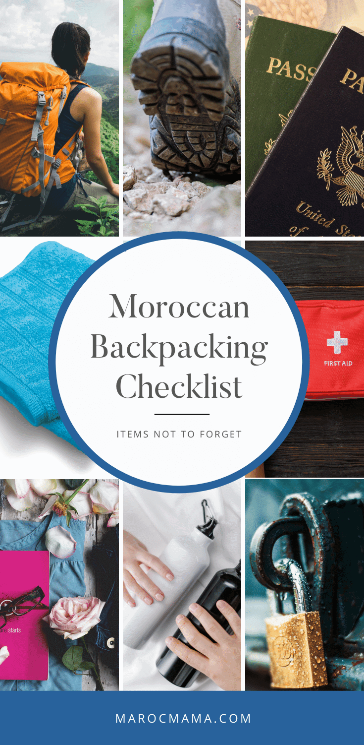Moroccan Backpacking Checklist  Traveling Essentials for Backpackers