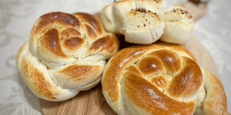 Moroccan Challah Bread Made Two Ways