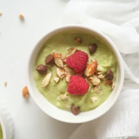 Avocado Breakfast Smoothie Bowl