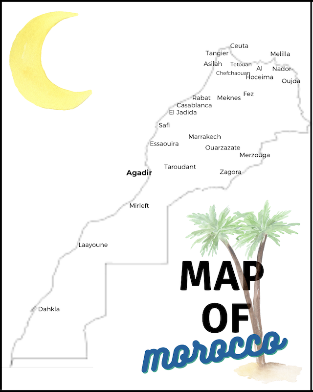 Agadir Map