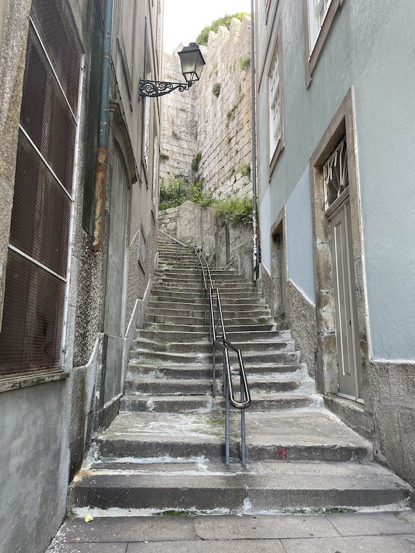 Stairway in Porto Portugal