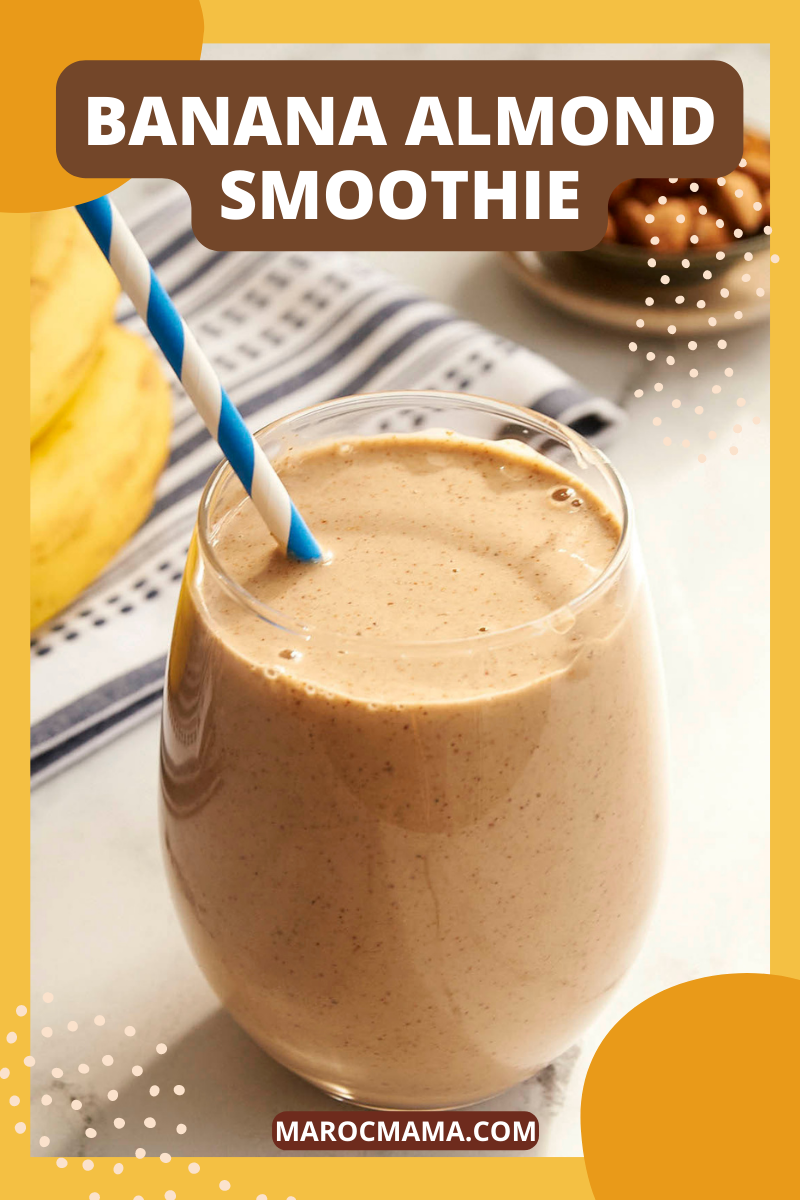Quick and Easy Banana Almond Smoothie