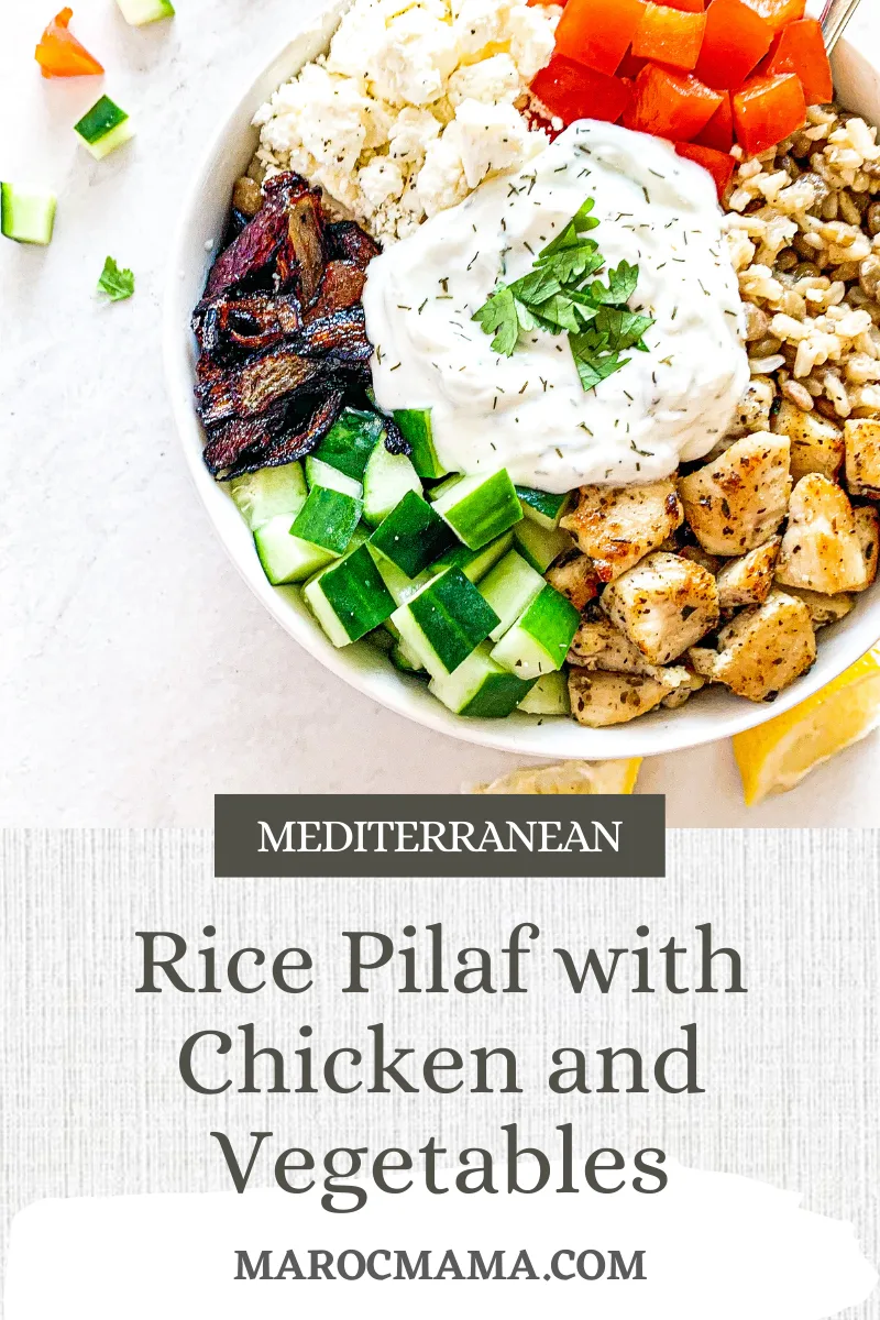 Mediterranean Rice Dish with Chicken