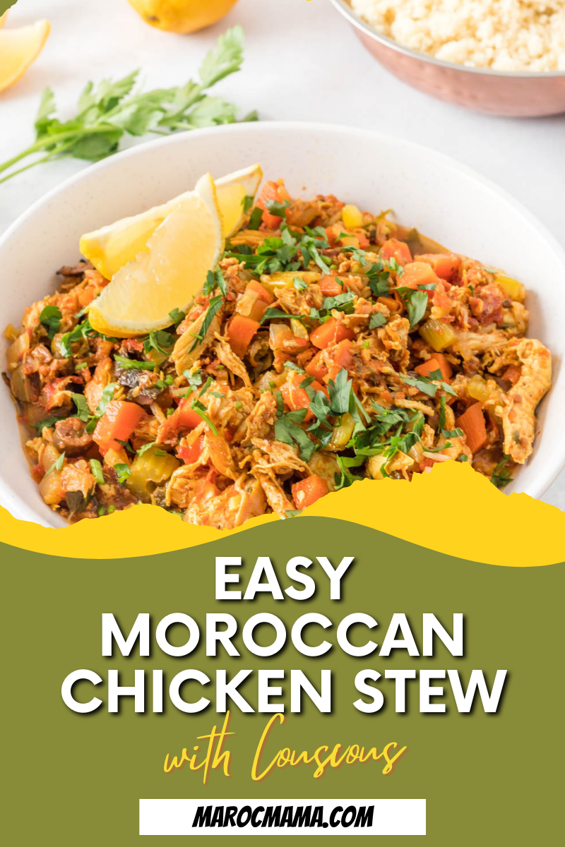 Easy Moroccan Chicken Stew with Couscous