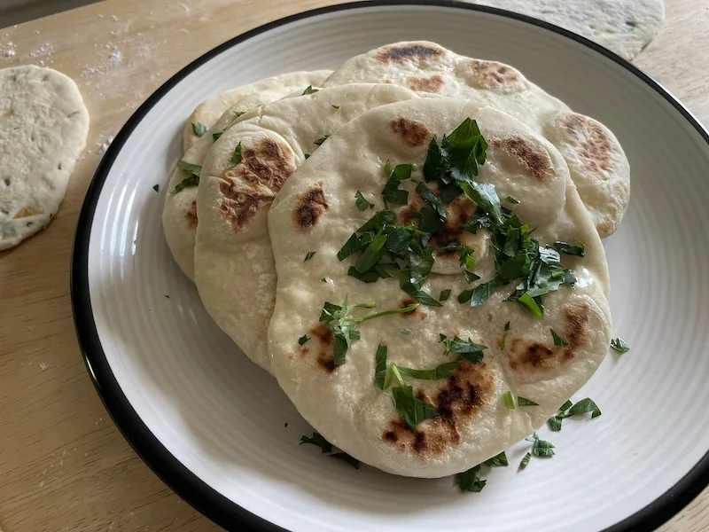 Moroccan Bread with Parsley