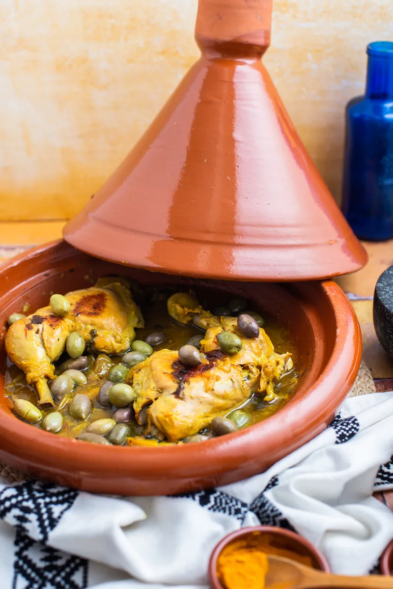 Moroccan Chicken Tagine with Olives and Preserved Lemons Recipe