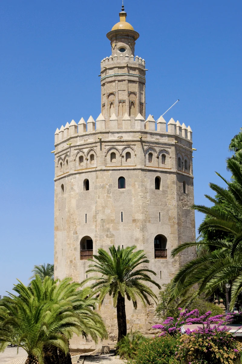 Torre de Oro during 2 days in Seville itinerary
