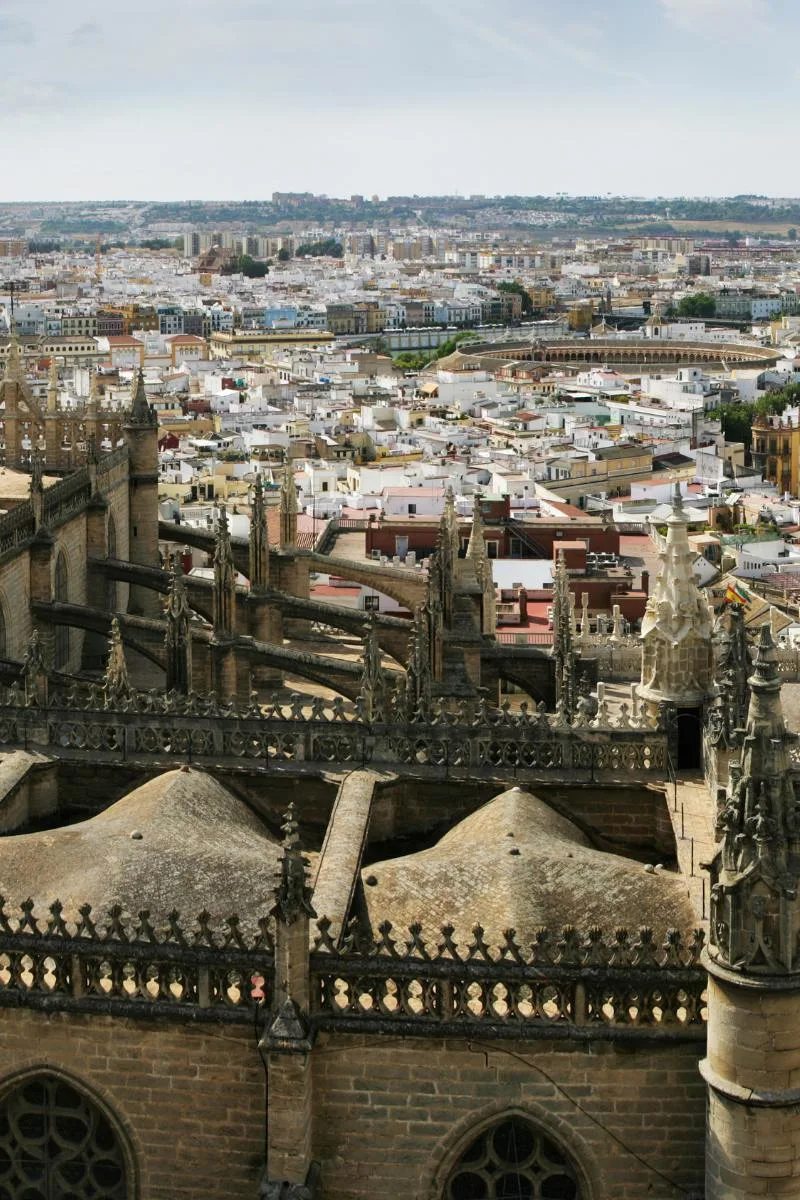 rooftop view during the 2 days in Seville itinerary