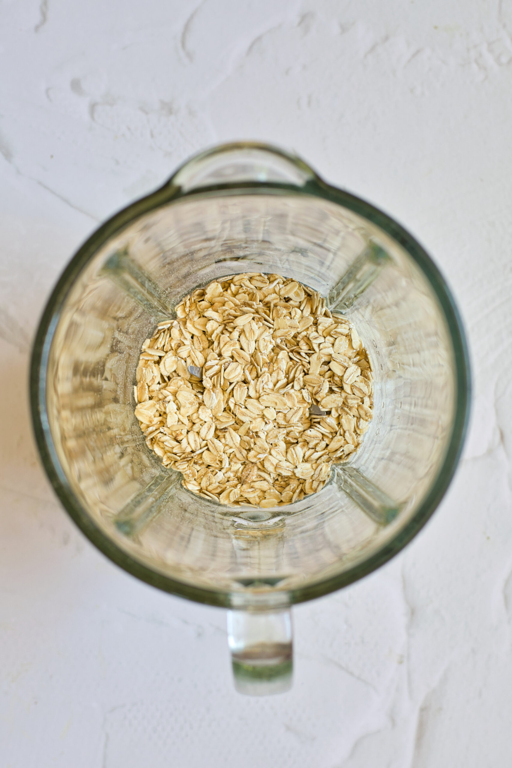 oats inside a blender