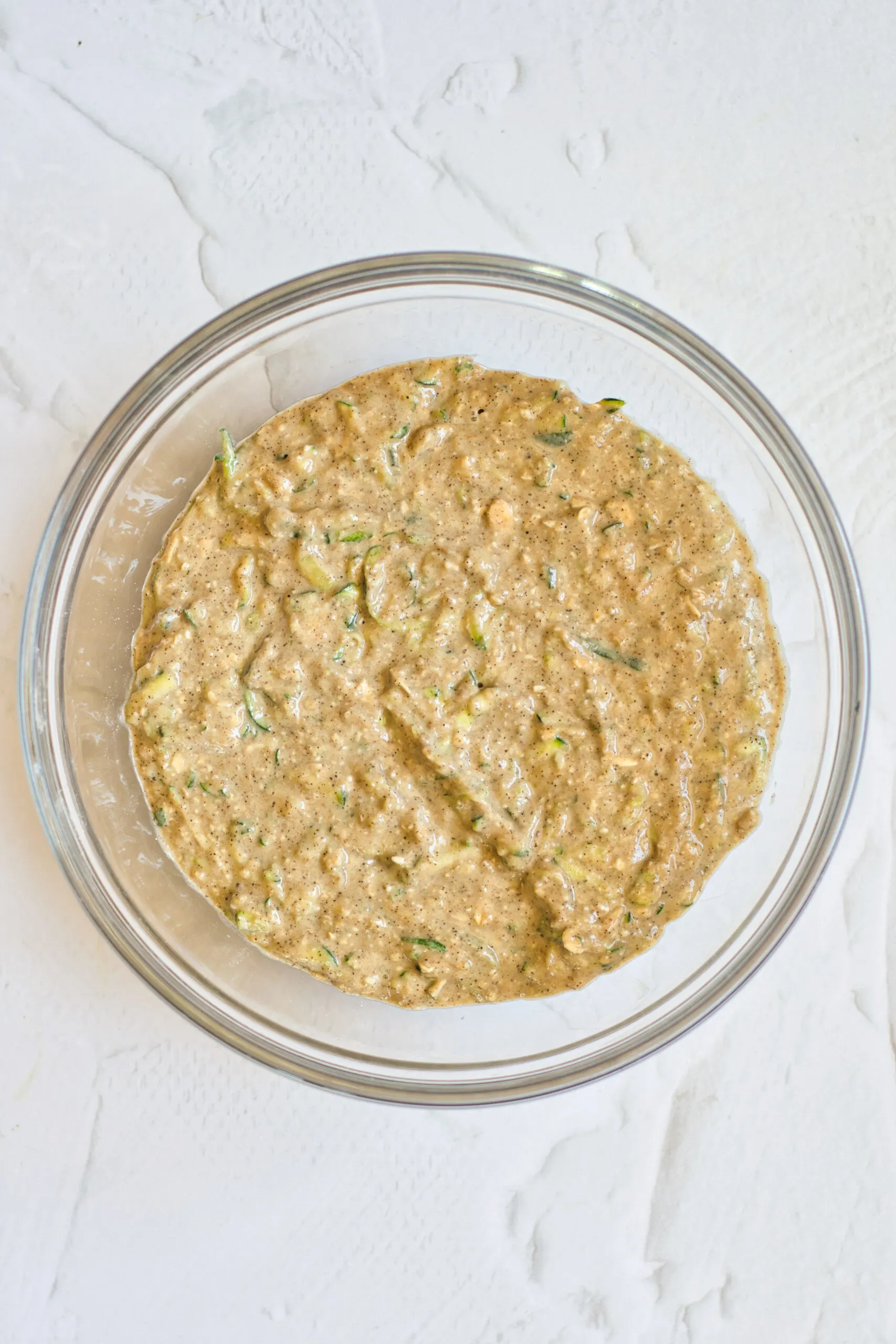 cinnamon zucchini bread batter