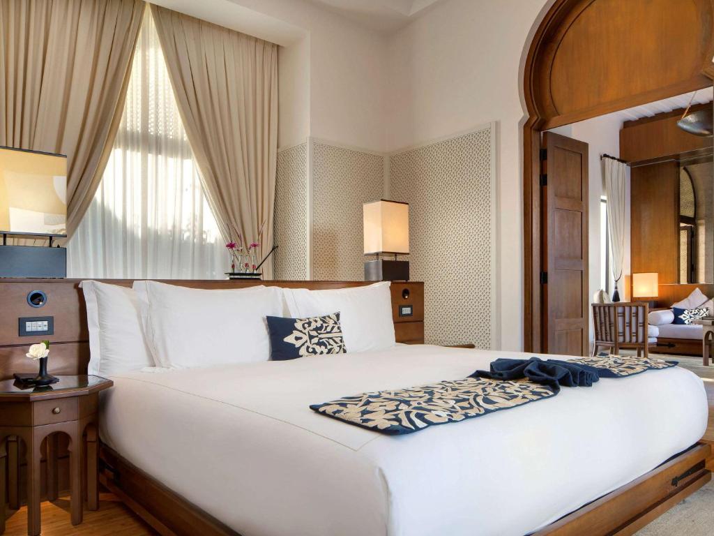 a cozy room at Banyan Tree Tamouda Bay Hotel for a luxury Morocco honeymoon