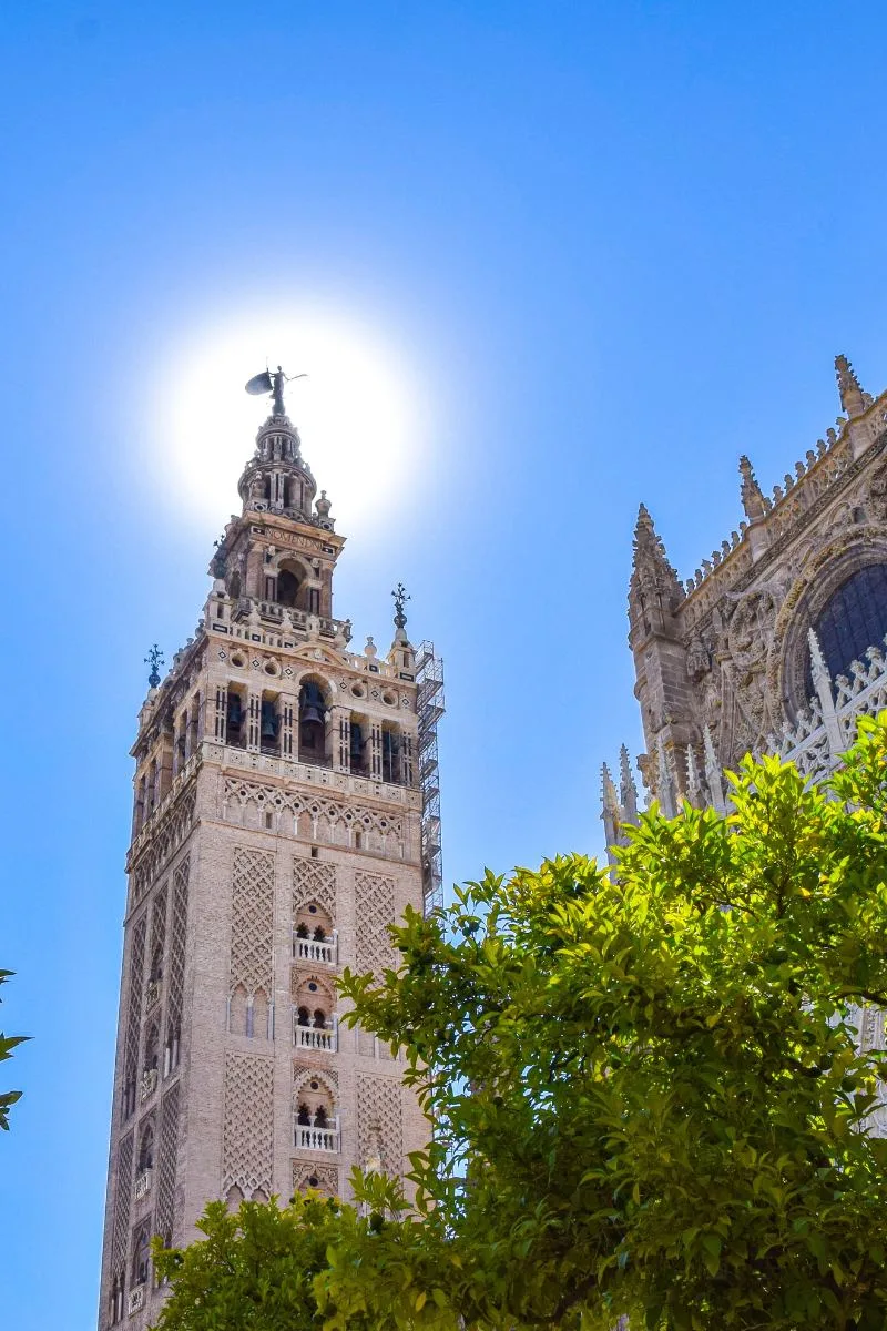 La Giralda a place to visit for 1 day in Seville itinerary