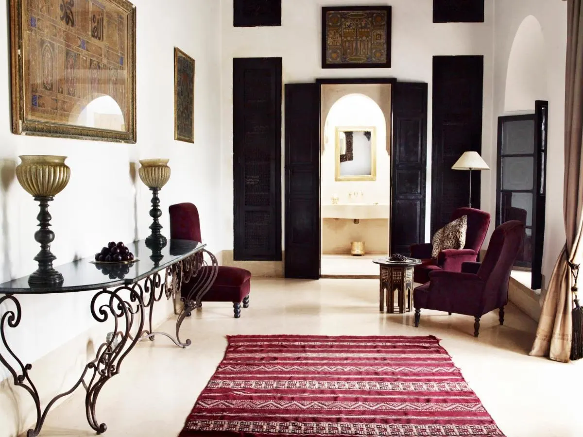 a luxury room at L'Hotel,  a 5 star hotels in Marrakech