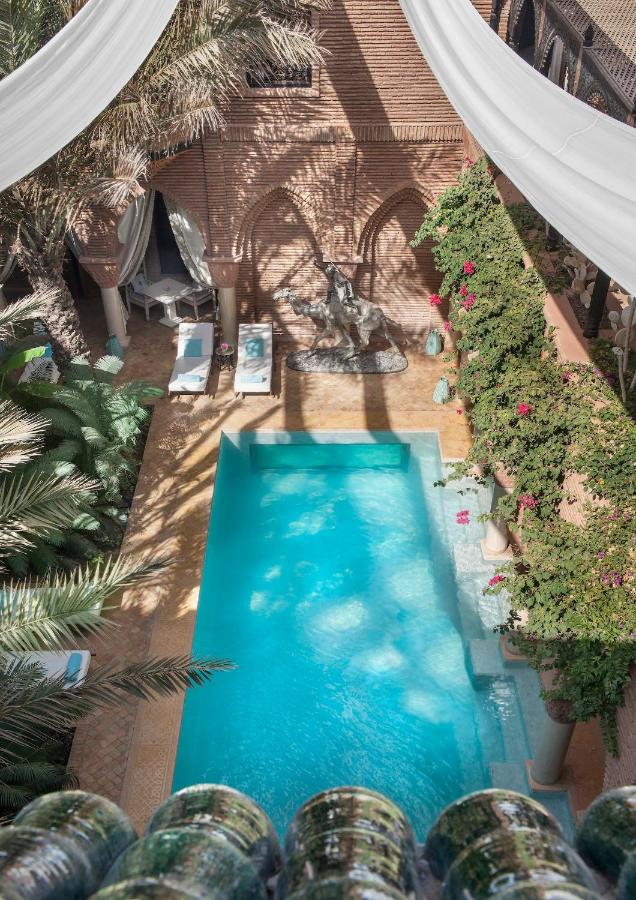 La Sultana pool area of a 5 star hotel in Marrakech