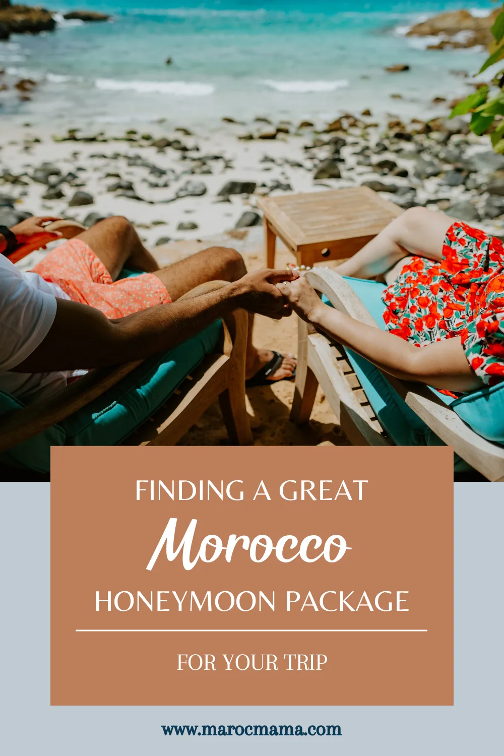 a couple having a great time on their Morocco honeymoon package