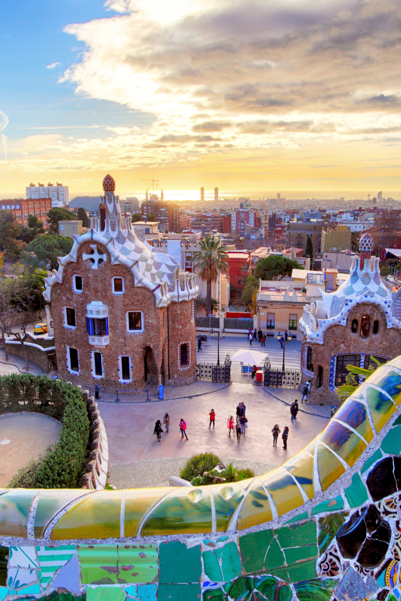 a place in Barcelona to visit before taking the flights to Rabat 