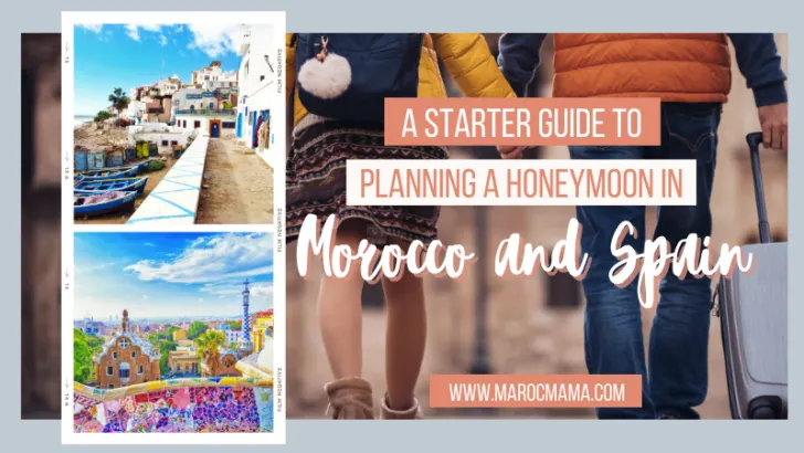 A couple on a honeymoon in Morocco and Spain