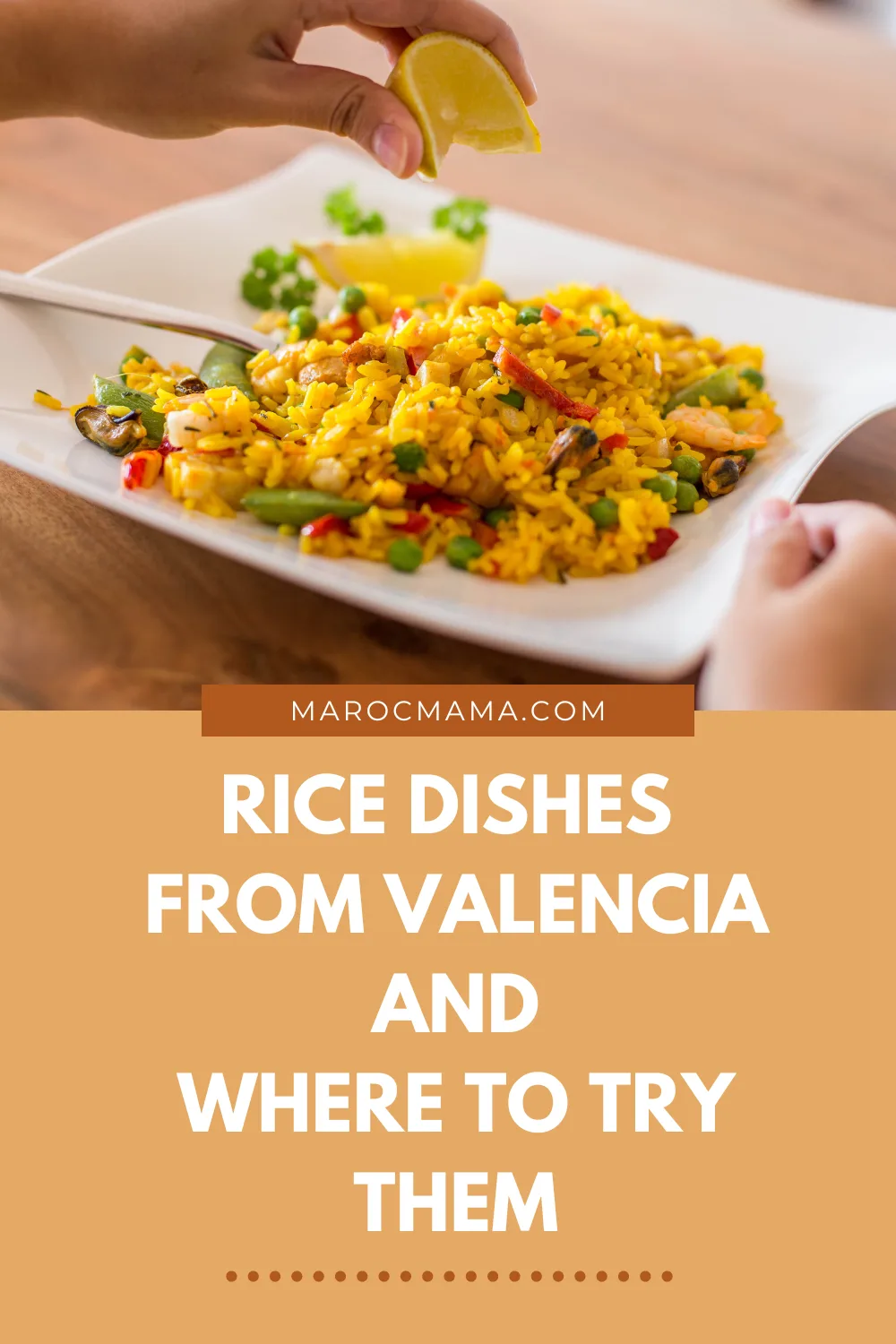 rice dishes from Valencia on a plate