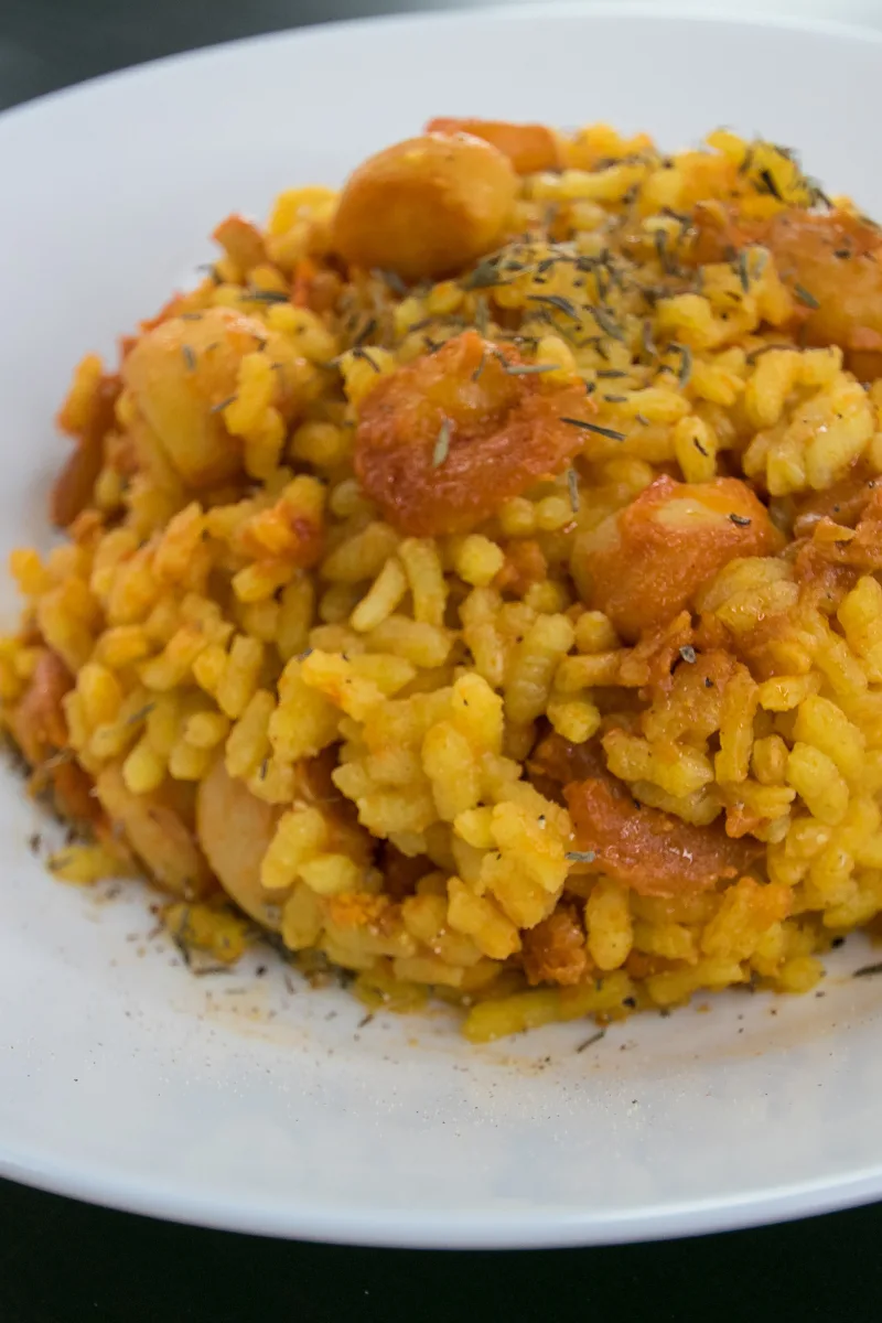 rice dishes from Valencia on a plate