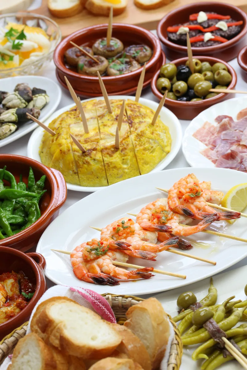 tapas om te eten tijdens een rondreis door Sevilla