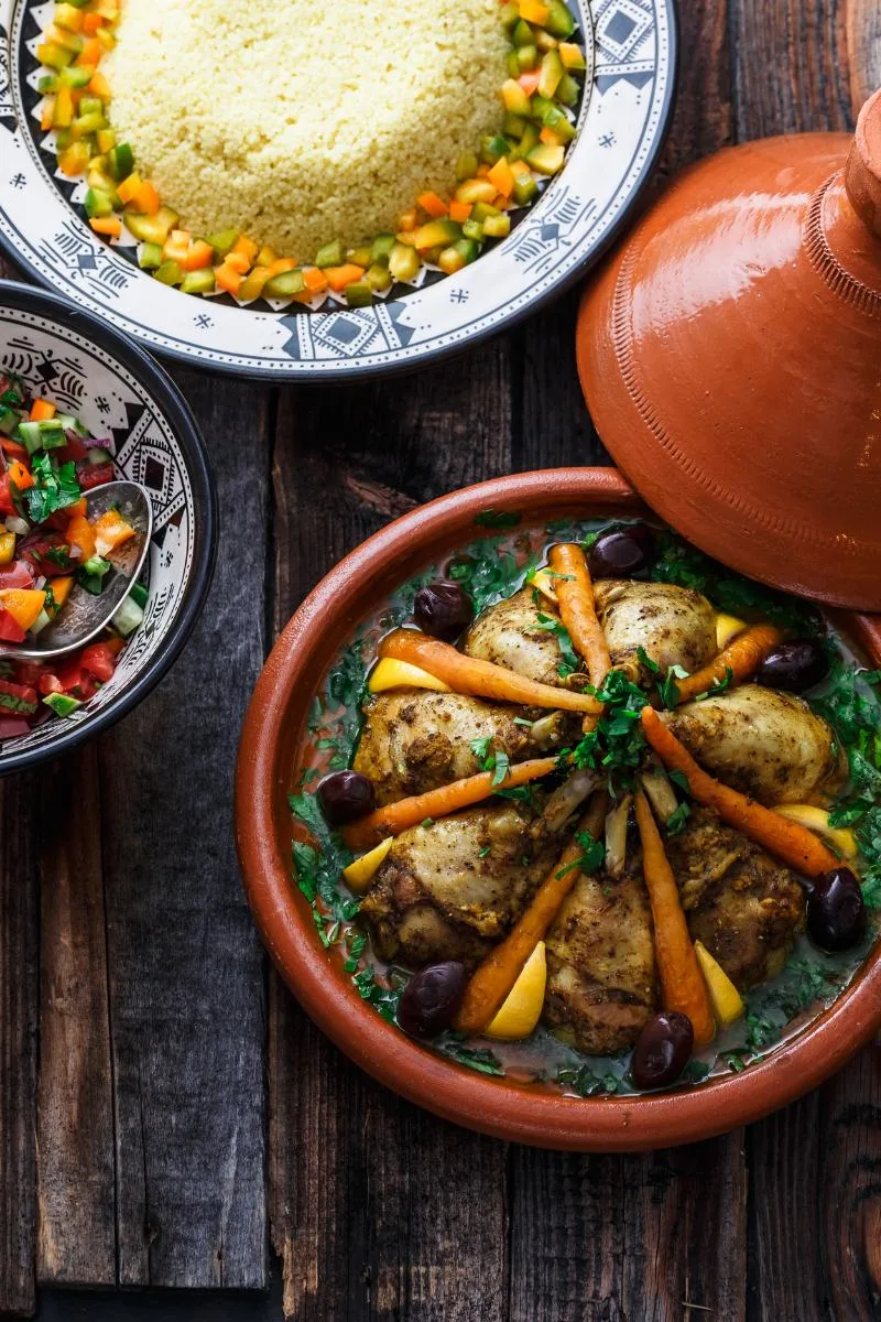 Moroccan food to serve during the Marrakech food tours