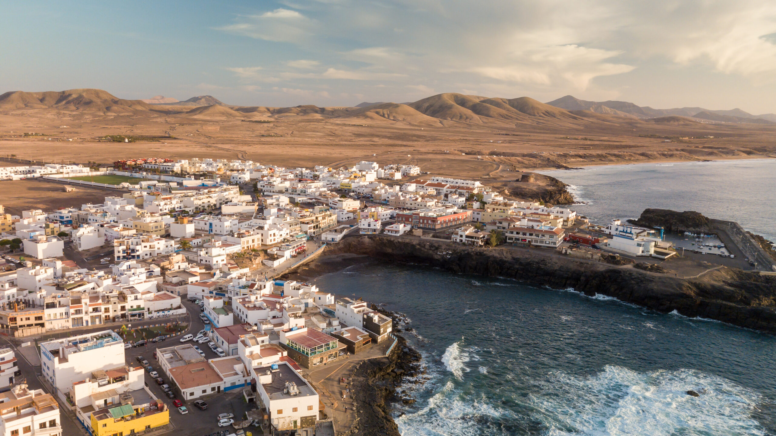 El Cotillo town in Fuerteventura