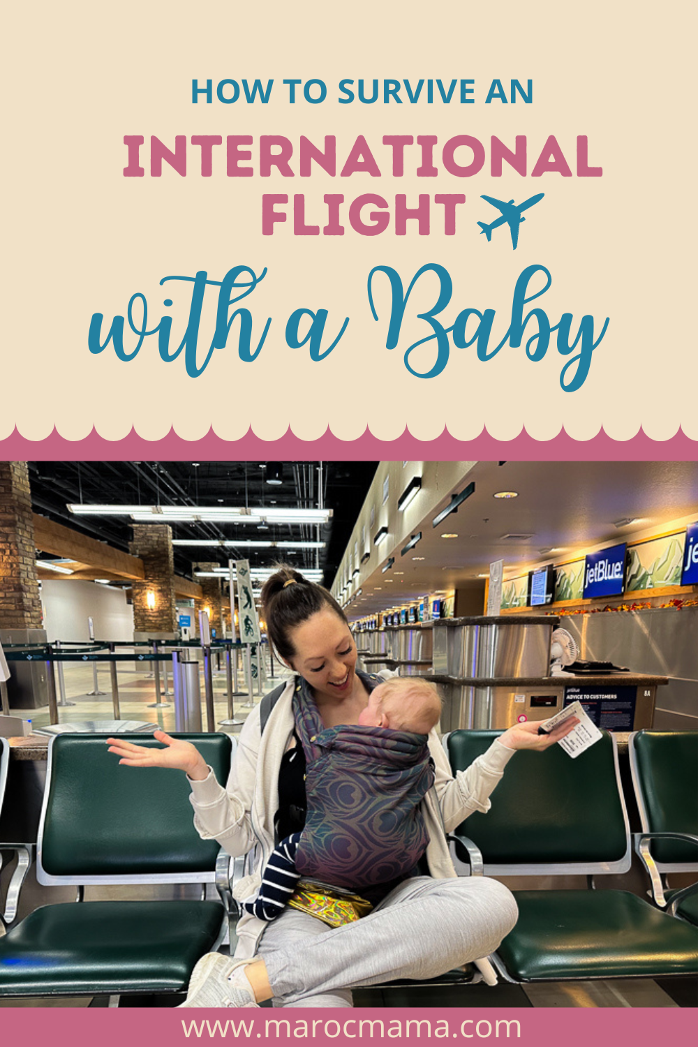 a mother carrying a baby survive an internal flight with a baby