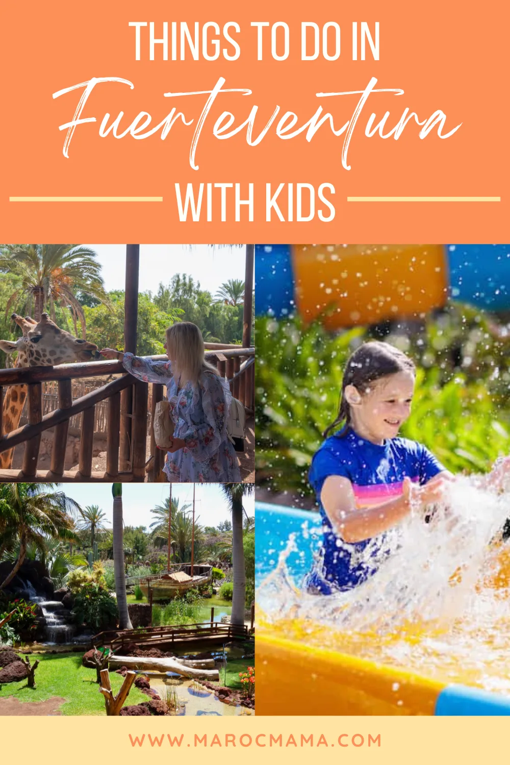 swimming and going to the zoo are the things to do in Fuerteventura with kids