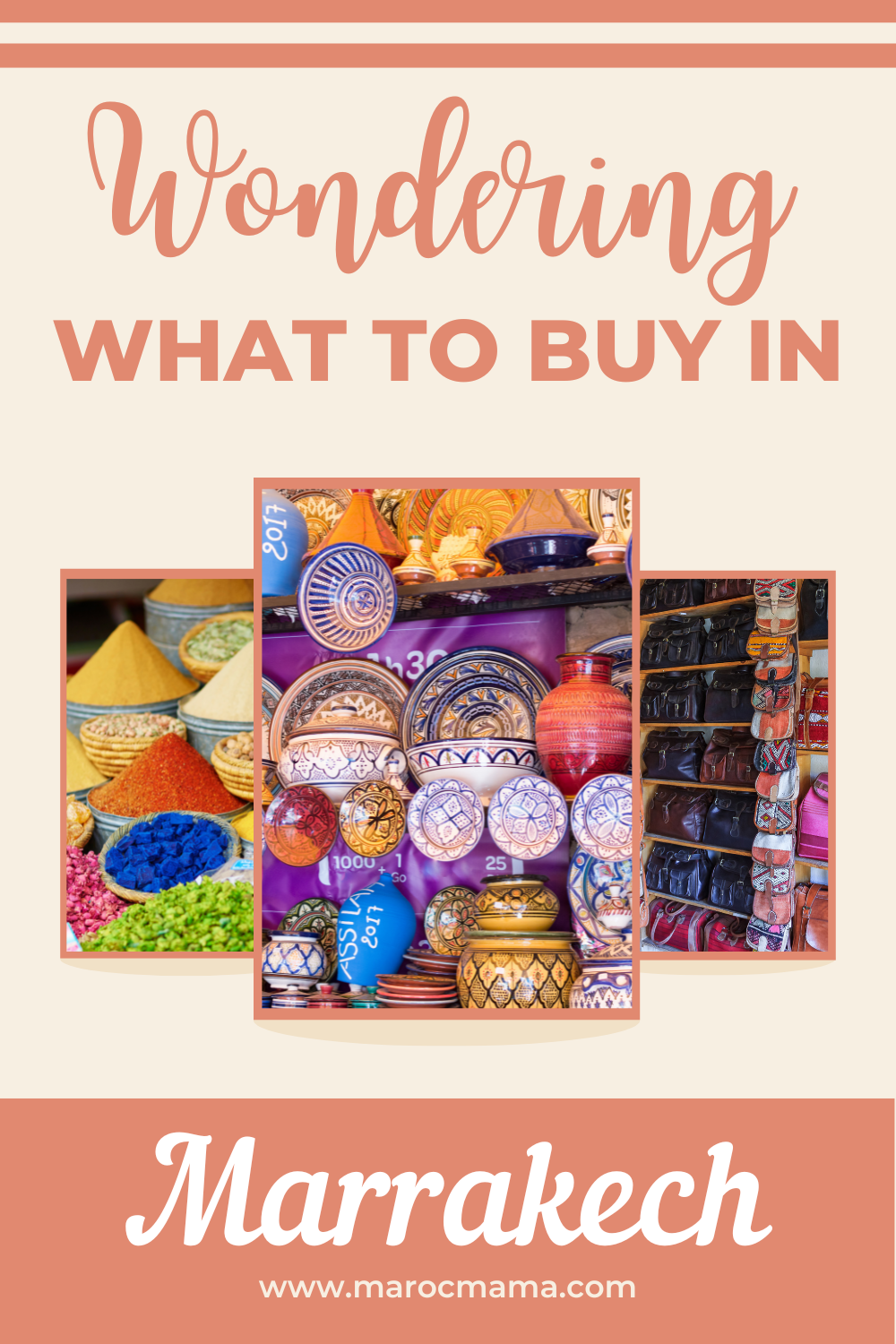 several things to buy in Marrakech