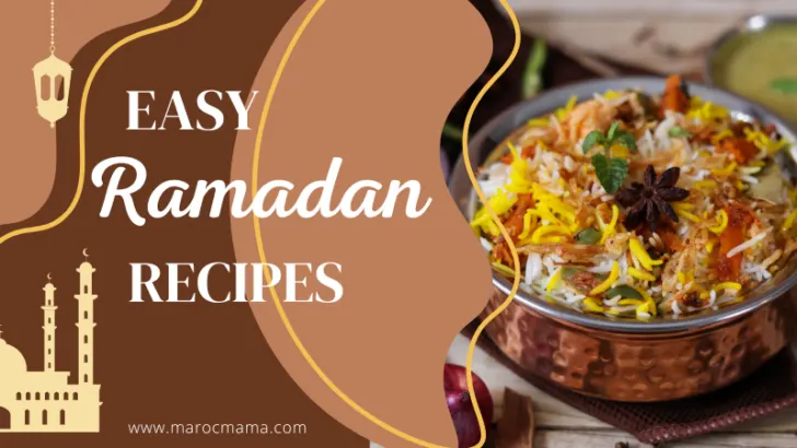 a shrimp biryani in a bowl an easy Ramadan recipes
