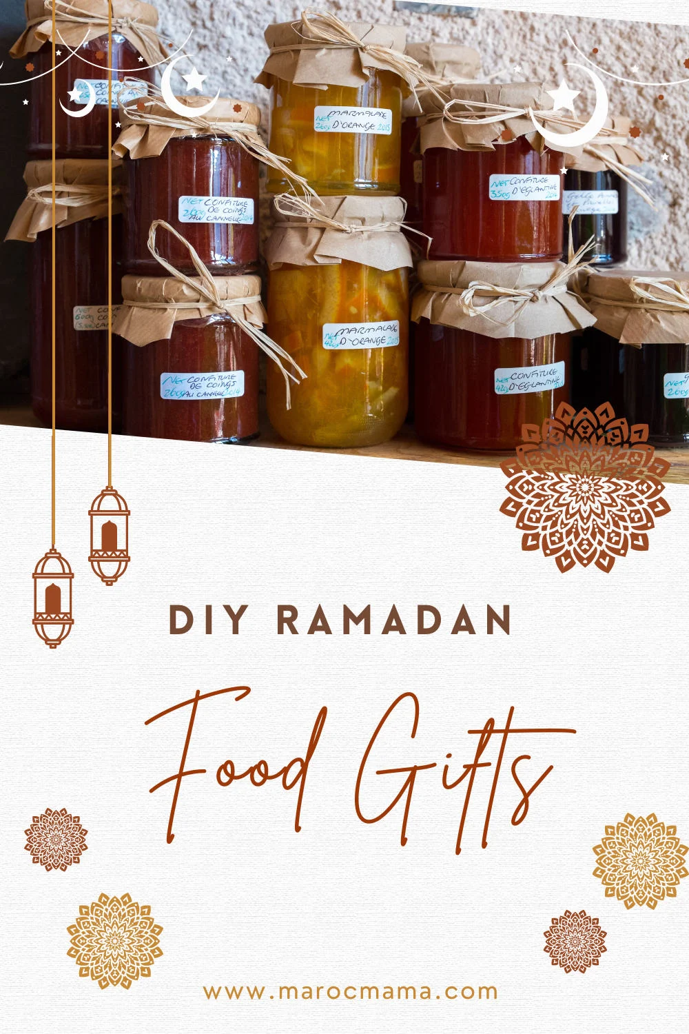 verschillende soorten gebeitst voedsel in potten zijn geweldige Ramadan-voedselgeschenken
