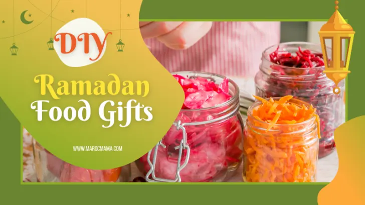 pickled raddish in a jar and other pickled food that can be a great Ramadan food gifts