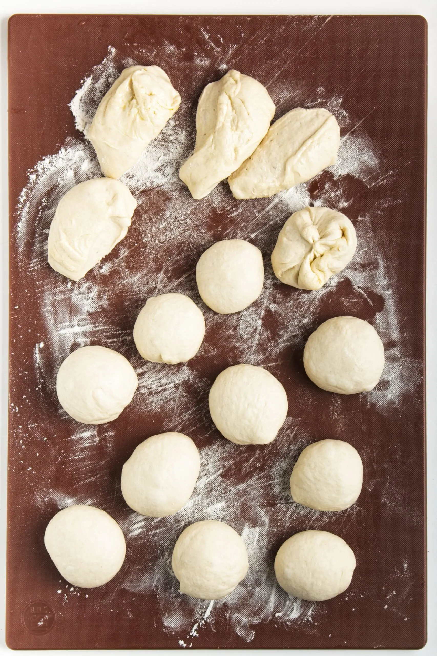 folded mini pita breads