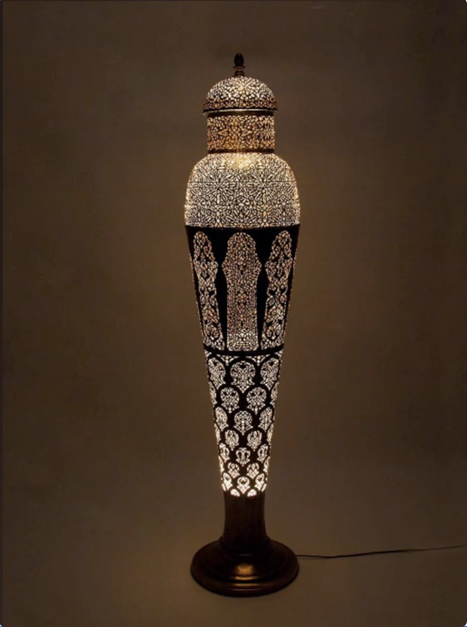 Moroccan floor hot sale lamps uk