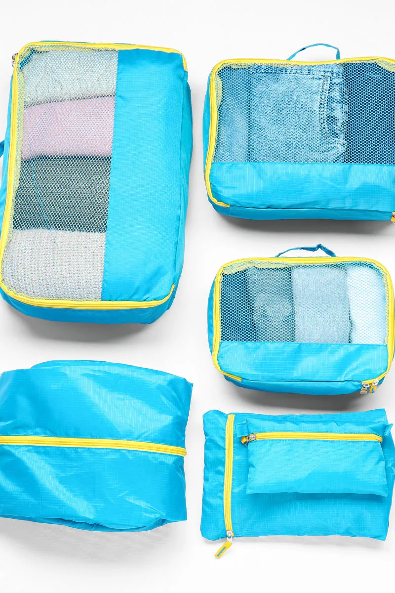blue packing cubes