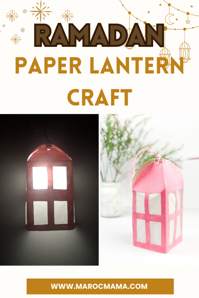 Simple Ramadan Paper Lantern Craft