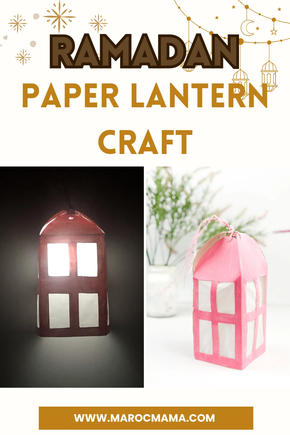 Easy Ramadan Lantern Craft for Kids - MarocMama