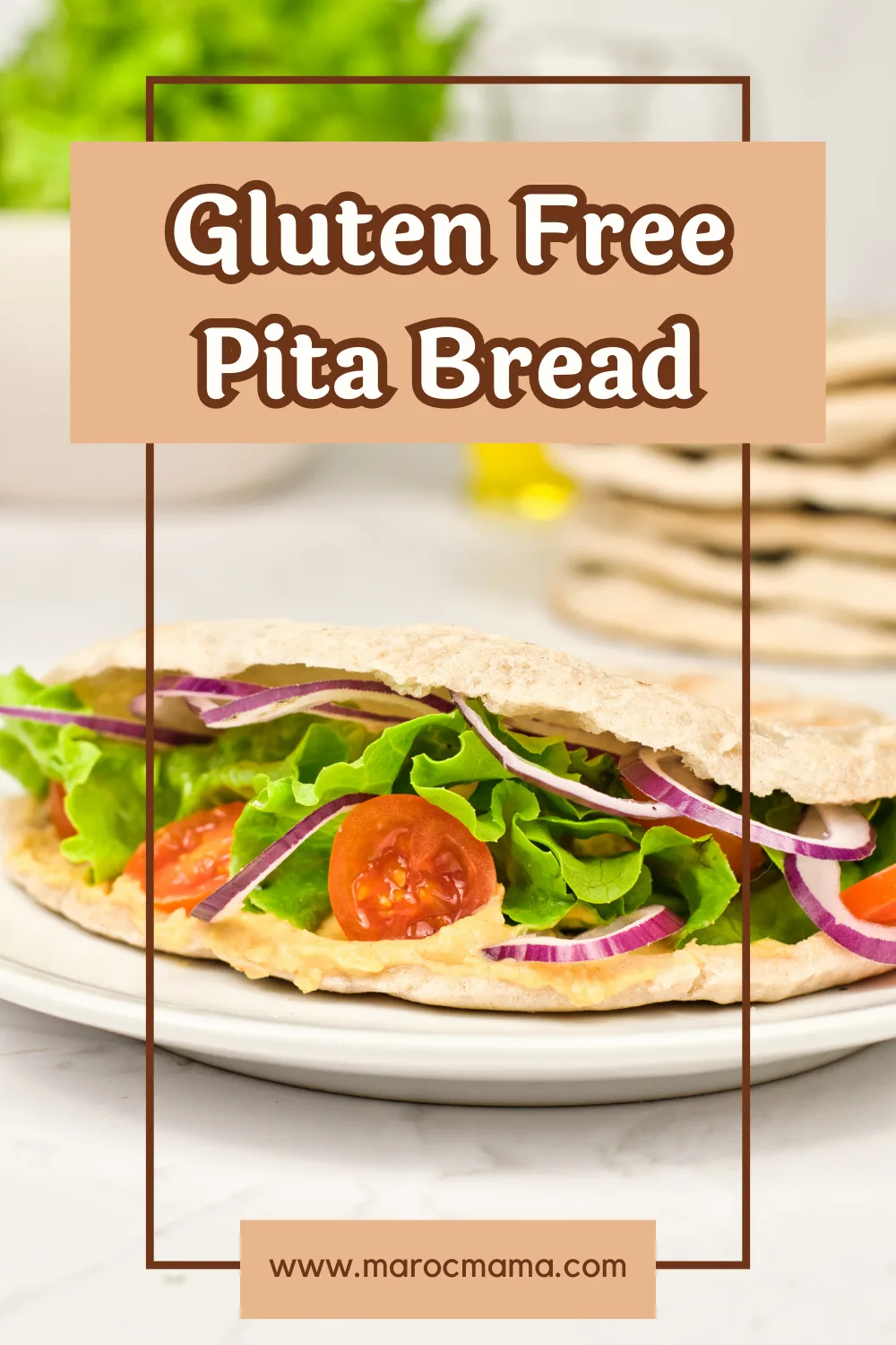 a delicious gluten free pita bread