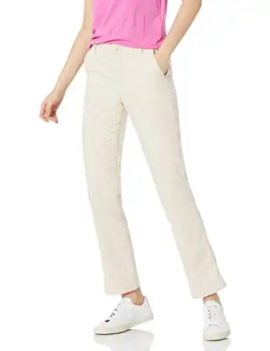 Women's Classic Straight-Fit Stretch Twill Chino Pant
