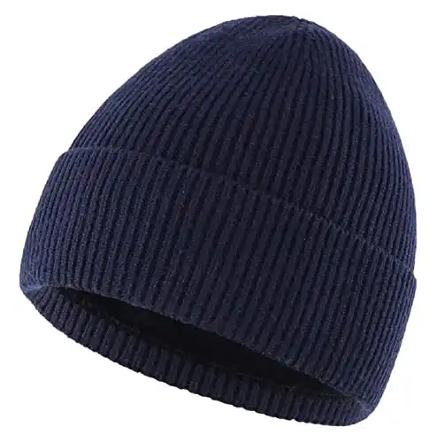 Beanie Fleece Winter Knit Cap