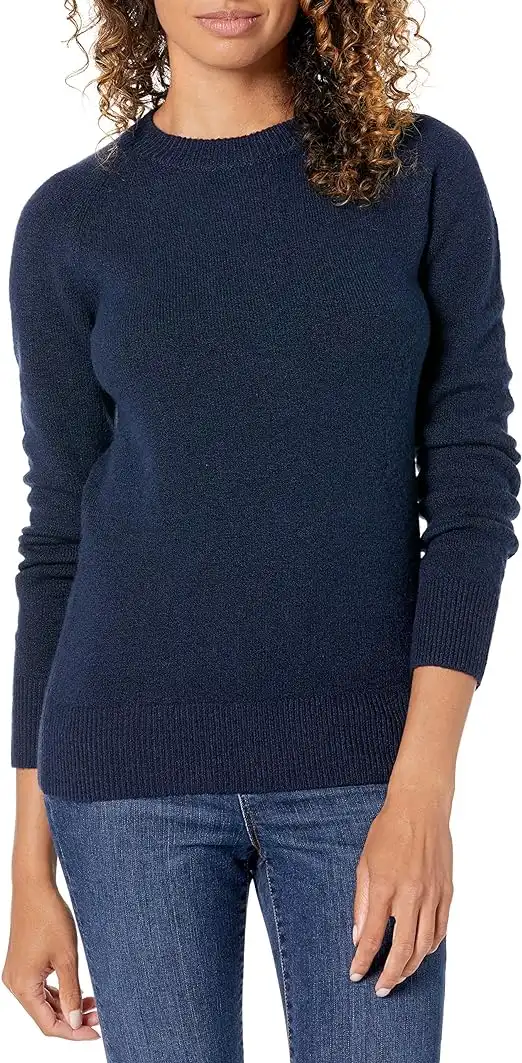 Women's Classic-Fit Soft Touch Long-Sleeve Crewneck Sweater