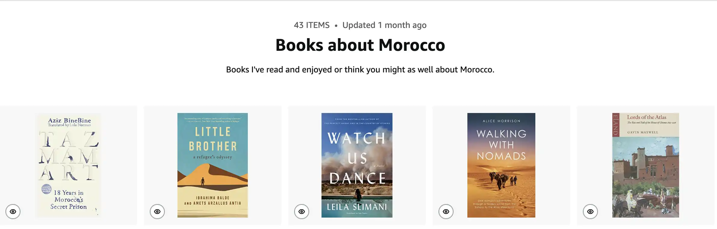 Books about Morocco