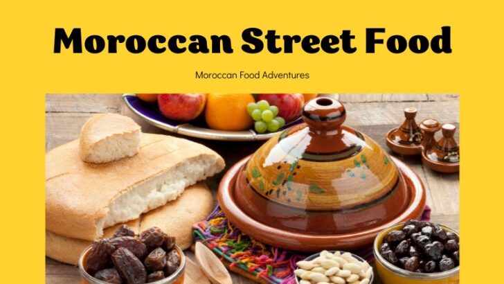 Moroccan street food on the table