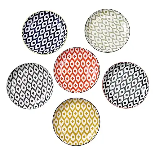Colorful Ceramic Appetizer Plates