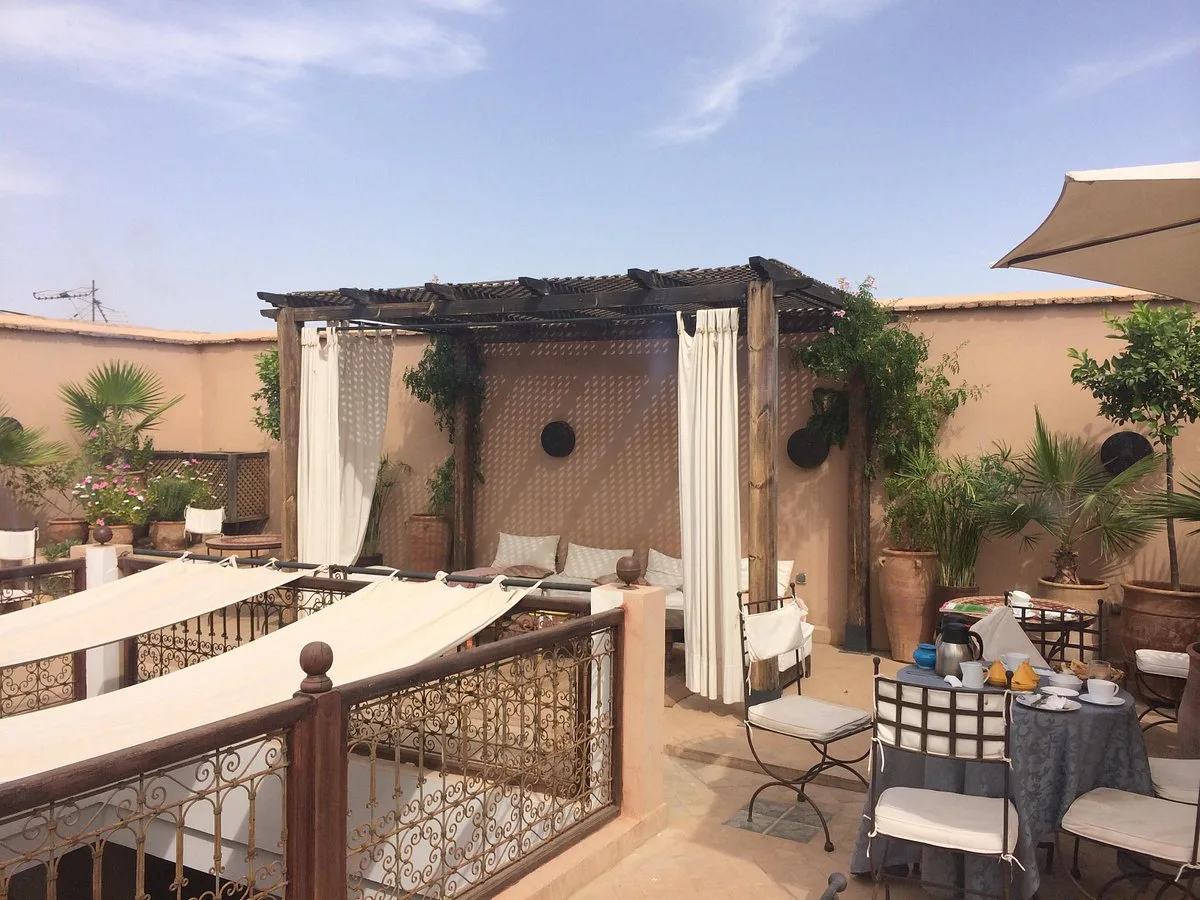Rooftop terrace in Riad 107